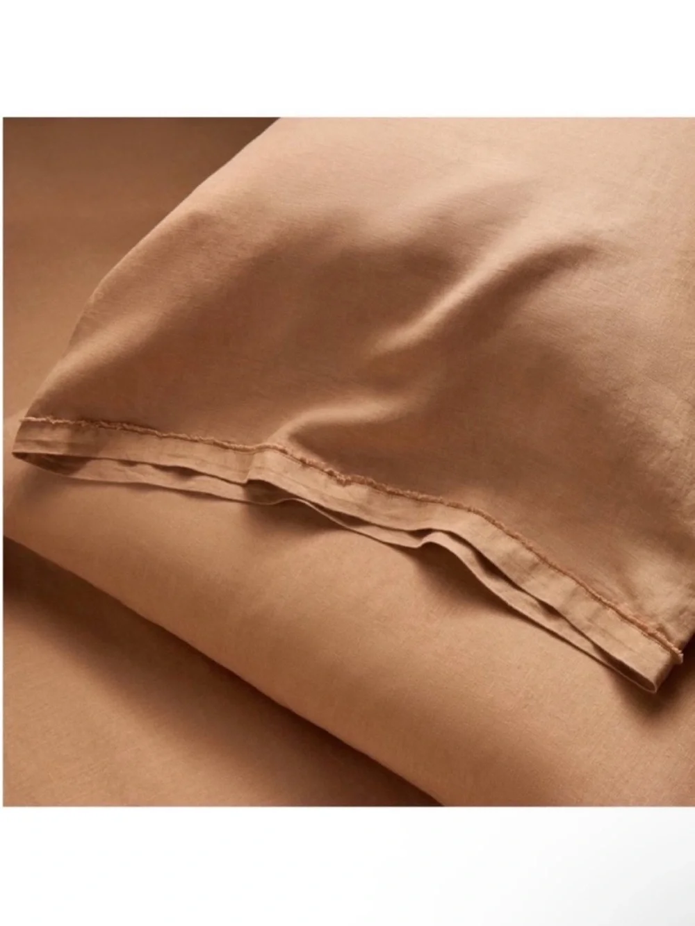 NWT King 100% Linen Sheet Set Adobe Clay - Casaluna